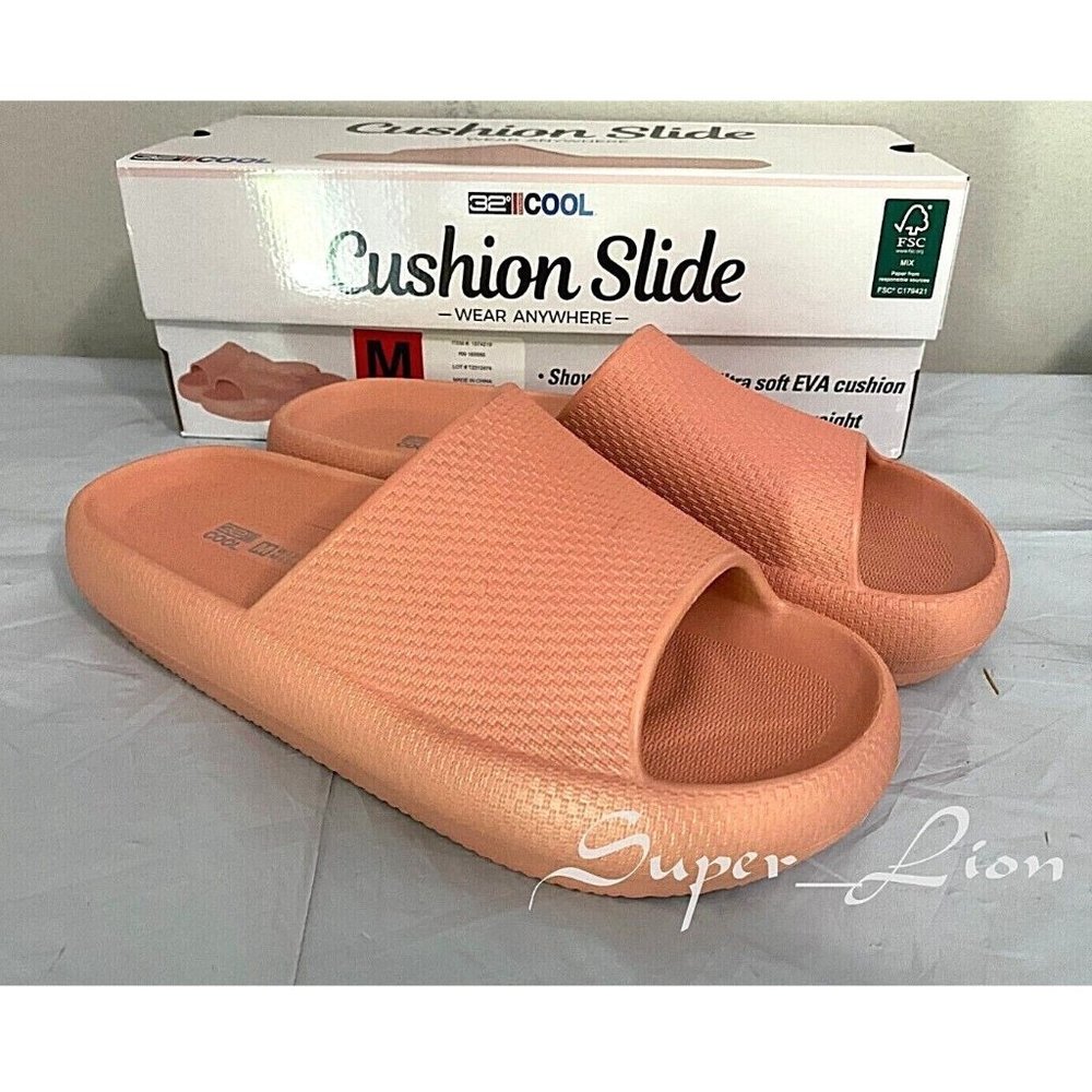 NEW 32 Degrees Unisex Cushion Waterproof Slide Sandals